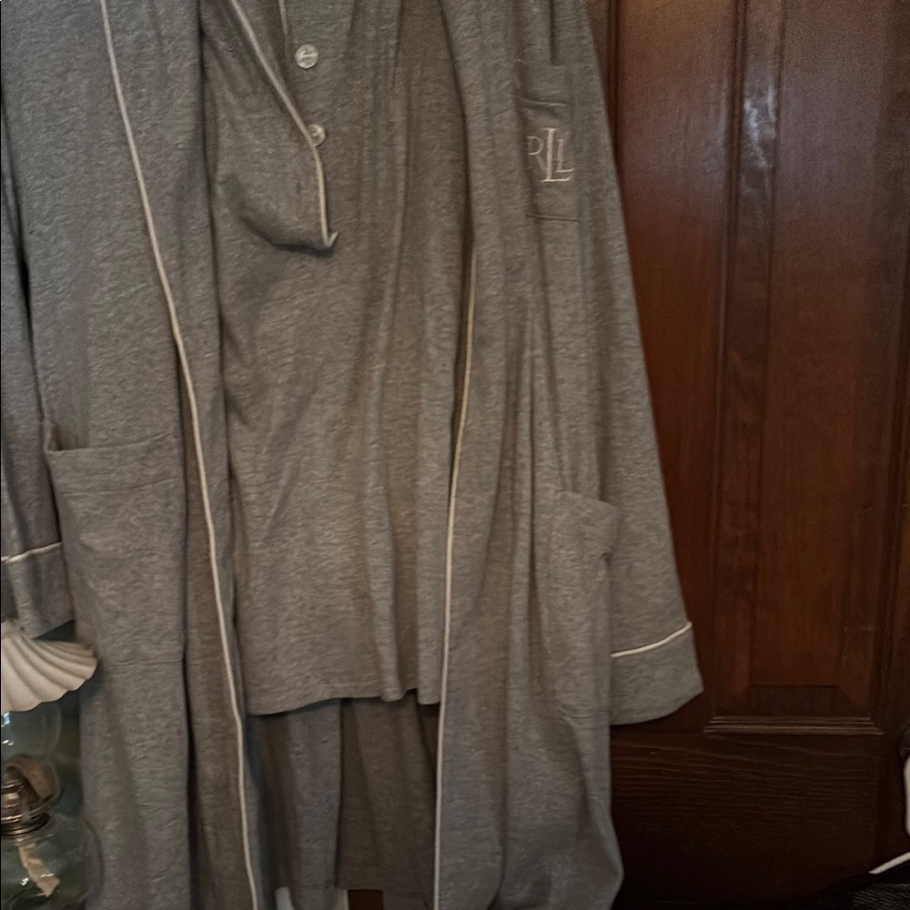 Ralph Lauren Gray Pajama Set NWT